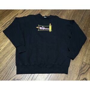 Vintage 90s The Wallflowers Black Crewneck Sweatshirt Size XL Rock Band‎ Rare